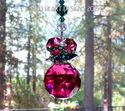 m/w Swarovski 30mm Red Ball Christmas Pineapple Su