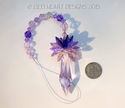 m/w Swarovski RARE 50mm Pink Icicle + AB Purples S