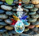 m/w Swarovski Rare AB Pear Body Dbl CHAKRA ANGEL 