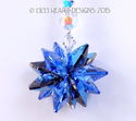m/w Swarovski RARE Malibu Blue and Sapphire Star S
