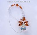  m/w Swarovski RARE COPPER HEAD Guardian Angel Sun