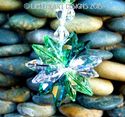 m/w Swarovski Crystal Emerald, Peridot and Pink Su