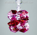 m/w Swarovski Mini SUPER STAR RED CLEAR Car Charm 