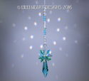 m/w Swarovski Icicle RARE 50mm AB Aqua PENDULUM Su