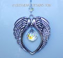 Angel Wings m/w Swarovski Aurora Mozart Suncatcher