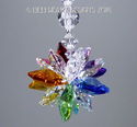 m/w Swarovski Mini SUPER STAR CHAKRA Car Charm Sun