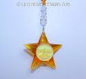 40mm TOPAZ STAR SUNFACE m/w Swarovski Star Beads S