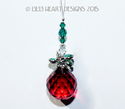 m/w Swarovski Small Red Ball Christmas Ornament Su
