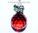 m/w Swarovski Small Red Ball Christmas Ornament Su