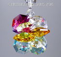 m/w Swarovski Mini SUPER STAR CHAKRA Car Charm Sun