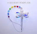 m/w Swarovski AB Baroque Wings Dragonfly Chakra Su