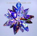 m/w Swarovski RARE Bermuda Blue and Violet Star Su