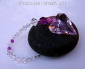 m/w Swarovski ROSALINE PINK Wild Heart + Fuschia S