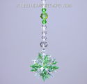 m/w Swarovski Mini SUPER STAR PERIDOT Car Charm Su