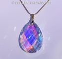 m/w Swarovski Crystal Aurora Borealis Trellis Drop