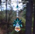  m/w Swarovski RARE Luck of the Irish Green Angel 