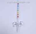 m/w Swarovski Chakra Rainbow Making Dragonfly Sunc