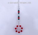 m/w Swarovski Christmas Suncatcher Car Charm Mini 