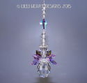 m/w Swarovski Rare VL and Violet AB CROSS ANGEL S
