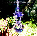m/w Swarovski 40mm Violet *Floating Lotus Ball* Su