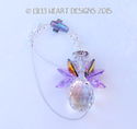  m/w Swarovski Rare VL and Violet AB CROSS ANGEL S
