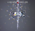 m/w Swarovski Chakra Rainbow Making Dragonfly Sunc