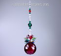 m/w Swarovski 30mm Red Ball Christmas Pineapple Su