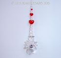  m/w Swarovski RARE Lt. Ed. RED HEART LOVE ANGEL S
