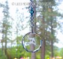 Crystal Double Dolphins Suncatcher w/Swarovski Oce