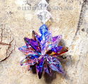 m/w Swarovski RARE Bermuda Blue and Violet Star Su