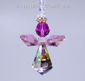  m/w Swarovski RARE Peacock 8621 Angel Rose Pink S