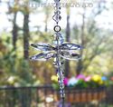 Dragonfly Rainbow Suncatcher m/w Swarovski Crystal