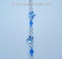 Fine Crystal 40mm Moon and Stars Sapphire Strand S