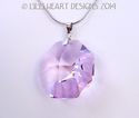 m/w Swarovski RARE Necklace Rosaline Pink BIG Octa