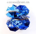m/w Swarovski RARE Malibu Blue and Sapphire Star S