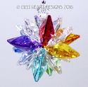m/w Swarovski Mini SUPER STAR CHAKRA Car Charm Sun