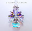  m/w Swarovski *Bermuda Blue* Angel Rare Color Sun