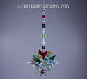 m/w Swarovski LARGEST CHRISTMAS LOTUS with Little 