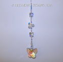Crystal AB BUTTERFLY Suncatcher m/w SWAROVSKI Butt