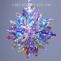 m/w Swarovski Mini SUPER STAR AB Violet Car Charm 