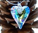 m/w Swarovski RARE AB PINK Wild Heart Necklace Sun