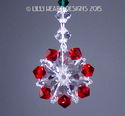 m/w Swarovski Christmas Suncatcher Car Charm Mini 