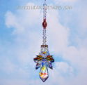  m/w Swarovski Rare Quad Winged AB Sunset Angel Su