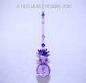 m/w Swarovski 40mm Violet *Floating Lotus Ball* Su