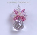 m/w Swarovski Mini Mozart Ball Pineapple Lt. Rose 