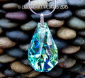 m/w Swarovski RARE Retired Large AB Kite Pendant S