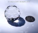 Rare Swarovski Crystal Burmuda Blue 30mm Faceted P