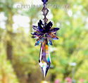 m/w Swarovski RARE 50mm Pink Icicle + AB Purples S