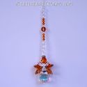  m/w Swarovski RARE COPPER HEAD Guardian Angel Sun
