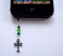 m/w Swarovski Smart Phone Jewel CELTIC CROSS Iphon